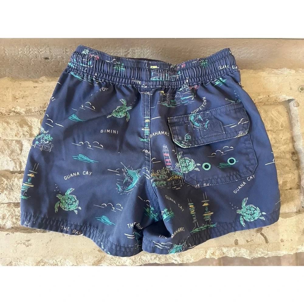Toddler Boy's Size 2T Vineyard Vines Swimsuit Swim Trunk Drawstring